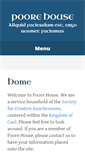 Mobile Screenshot of poore-house.com